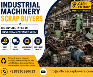 Industrial Machinery Scrap Buyers, Factory Equipment Scrap Dealers and Machinery Dismantling Services in Mumbai