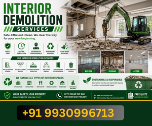 Interior Demolition Services, Office Dismantling, Commercial Interior Removal and Site Clearance